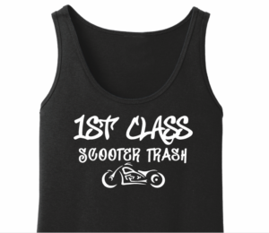 1st class with bike tank top